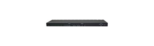 Hdmi splitte, switcher 2x8, 4k 2 source selection 8 out hdmi 2.0 hdcp 2.2, volume control and turn on off display