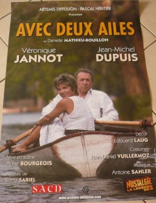 Avec Deux Ailles - 68x98 cm - AFFICHE / POSTER