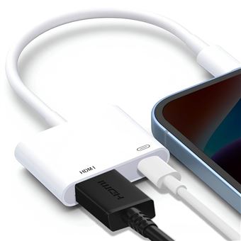 Adaptateur Lightning AV numérique Apple pour iPad/iPhone/iPod Blanc -  Connectique et chargeurs pour tablette - Achat & prix