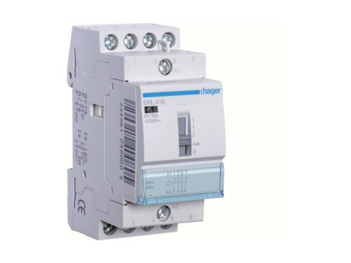 HAGER Relais de commande 16A, 2F+2O, 12V (HAG ERL418)