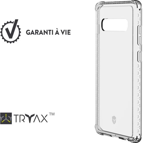 Force Case Air - Achterzijde behuizing voor mobiele telefoon - robuust - plastic, thermoplastic polyurethaan (TPU) - transparant - voor Samsung Galaxy S10+