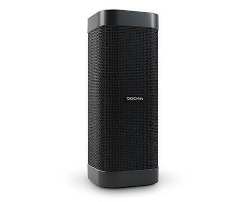 DOCKIN D MATE Enceinte Bluetooth, 25 Watt, 16 Heures de Durée de Vie de la Batterie (6,700mAh), Usage Extérieur, Banque de Rercharge