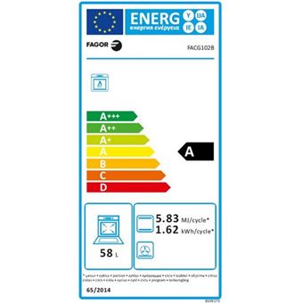 Cuisinière tout gaz FAGOR FACG 102 B