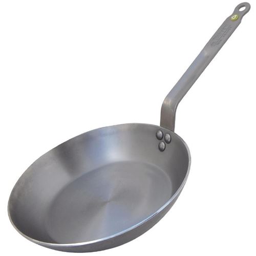 Poêle minéral b élément 24 cm - De Buyer - Argent - Métal
