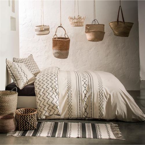 Parure de lit en coton 57 fils - 220 x 240 cm - 3 Fresh evasion