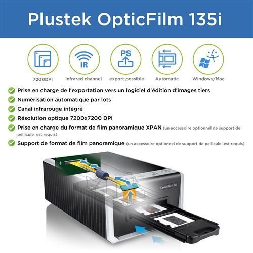 Scanner Plustek OpticFilm 8300i SE - Scanner de films et de
