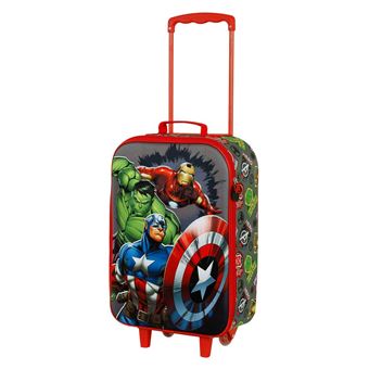 Valise Trolley Soft 3D Marvel Avengers Invencible Multicolore Taille Unique Valise Achat prix fnac