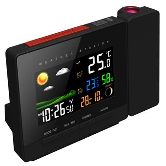 FISHTEC - Station Météo Radiopilotée - Température Intérieure et