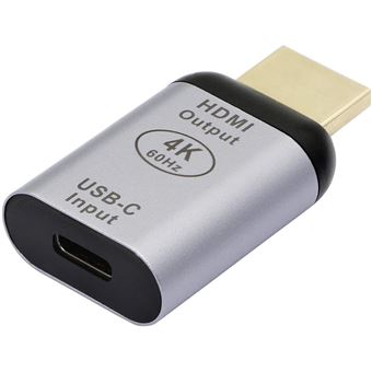 Adaptateur et convertisseur GENERIQUE CABLING® Adaptateur Usb type C male  vers HDMI, USB C, USB 3.0 femelle