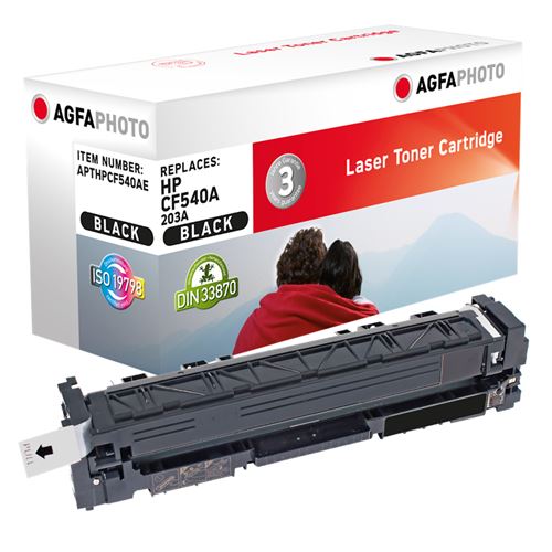 Compatible Avec Hp 203a (cf540a) Agfa Photo Apthpcf540ae Toner Noir