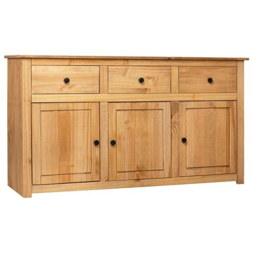 Vidaxl Buffet 135X40x80 Cm Pin Solide Assortiment Panama - Image 2