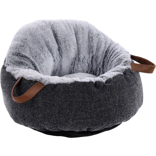 Comparer les prix de Coussin POFA gris. ø 48 cm. pour chat.