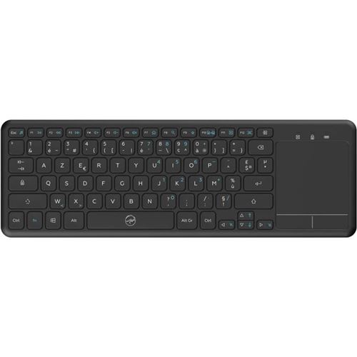 Mobility Lab - Clavier - for Smart TV - avec pavé tactile - sans fil - 2.4 GHz - AZERTY - Français - commutateur : interrupteurs en ciseaux - noir - boîte