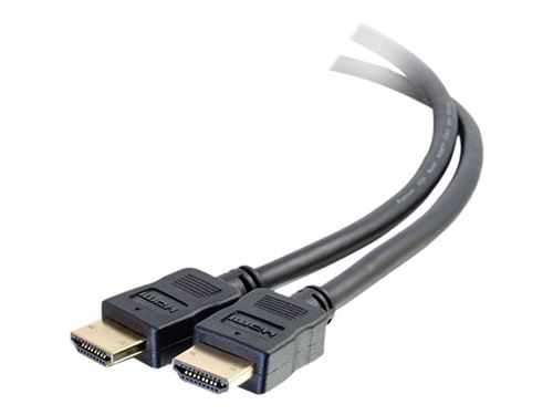 C2G 6ft 4K HDMI Cable with Ethernet - Premium Certified - High Speed - 60Hz - Câble HDMI avec Ethernet - HDMI mâle pour HDMI mâle - 1.83 m - blindé - noir - support 4K