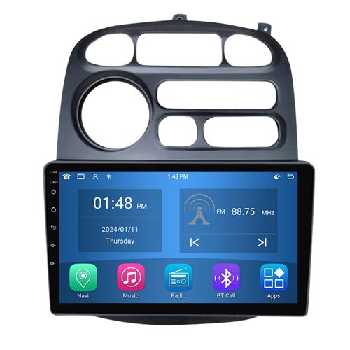 Autoradio RoverOne® Bluetooth CarPlay Android Auto Navigation 4Go RAM 64Go ROM pour Hyundai H1 Starex 1997-2007