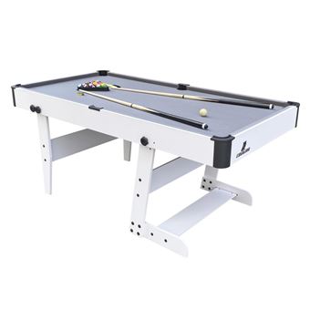 Table de billard pliable Hustle L blanche - 1
