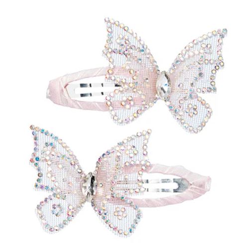 Pinces a cheveux Joy papillon paillete