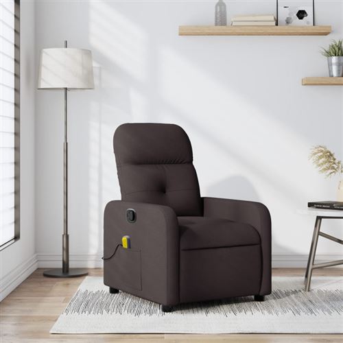Non Communiqué Marron Vidaxl Fauteuil De Massage, Relaxation Tissu Foncé