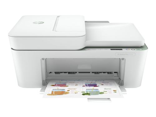 Imprimante Multifonctions Tout-En Un HP Deskjet Plus 4122E Blanc Eligible à Instant Ink