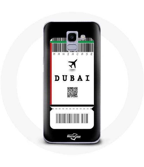 Coque pour Samsung Galaxy A8 2018 Billet d'avion Dubai Maniacase