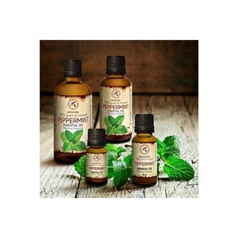 Huile de menthe poivrée - 100% naturelle essentielle pure 100ml - huile d' menthe - mentha piperita - inde - pour aromathérapie - détente - massage -  Huiles essentielles - Achat & prix