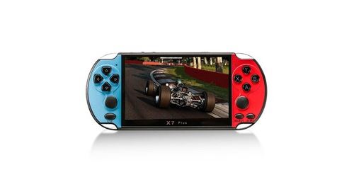 5.1 pouces x7 plus console de jeux vidéo joueurs de jeux portables double rocker 8 go de mémoire construit en 1000 jeux contrôleur de jeu mp5