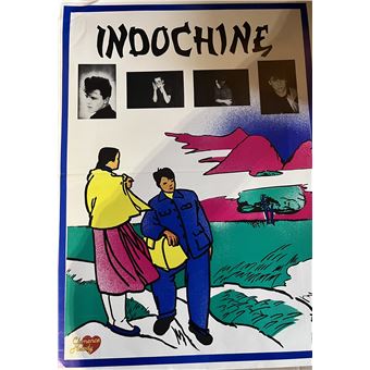 Affiche de concert originale - Indochine - 40x60cm - 1
