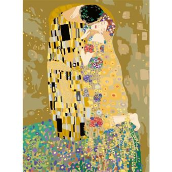 Ravensburger–Creart Toiles 30X40 Cm–Klimt/Le Baiser–Peinture Par Numéros–Adulte-Activité Détente Et Créative–Des 14 Ans–23916 - 1