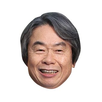 IMPRESSION DIRECT Masque en carton 2D Fusajirō Yamauchi - Entrepreneur - Taille A4 - 1