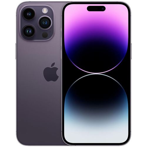 Acheter iPhone 14 Pro Max Double SIM 6,7 256 Go violet Reconditionné avec Batterie neuve État correct - 522,00 € iPhone 14 Pro Max Double SIM 6,7 256 Go violet Reconditionné avec Batterie neuve État correct - N/A reconditionné disponible sur Fnac