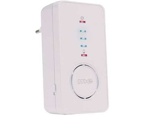 Non Communiqué Blanc Récepteur Pour Sonnette Sans Fil M-E Modern-Electronics 41157