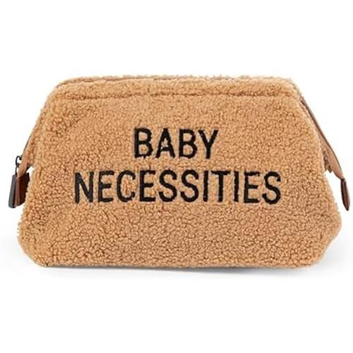 CHILDHOME Sac de toilette Baby Necessities Peluche Beige