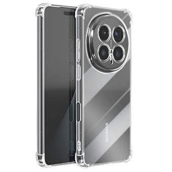 Coque pour Honor Magic 8 Pro en Silicone avec Coins Renforcés Antichocs Mayaxess Transparent - 1