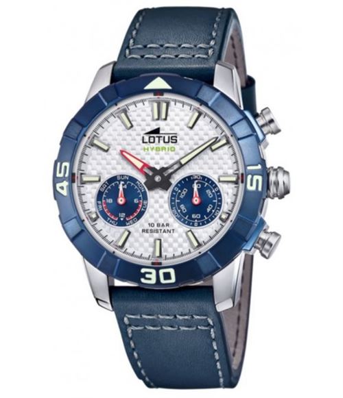 Lotus Homme Bleu Montre Connectée Montres L18811-1 - Bracelet Cuir - Image 3