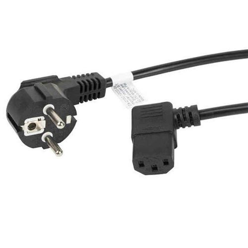Câble d'Alimentation Lanberg SCHUKO CEE 7/7 A IEC320 C13 Noir