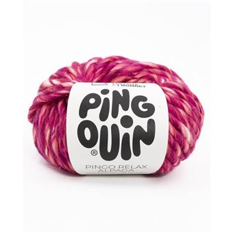 Pelote de laine et Alpaga à tricoter PINGO RELAX ALPAGA - 100GR - Pingouin(...) - Rose - 1