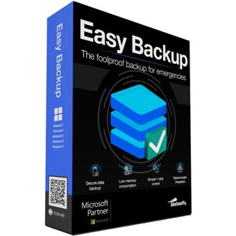 Abelssoft Easy Backup - Licence perpétuelle - 1 PC - A télécharger - 1
