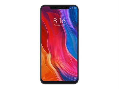 Xiaomi MI 8 - 4G smartphone - double SIM - RAM 6 Go / Mémoire interne 64 Go - écran OEL - 6.21 - 2248 x 1080 pixels - 2x caméras arrière 12 MP, 12 MP - 2x front cameras 20 MP - blanc