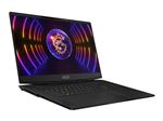 MSI Stealth 17 Studio A13VI-061FR - Intel Core i7 - 13700H / jusqu'à 5 GHz - Win 11 Pro - GeForce RTX 4090 - 32 Go RAM - 1 To SSD NVMe - 17.3" 2560 x 1440 (QHD) @ 240 Hz - Wi-Fi 6E, Bluetooth - noir profond