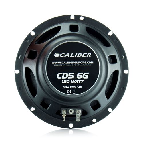 Haut-parleur voiture - Caliber CDS6G - Tweeter du dôme Mylar 30 mm 50W RMS  120W Max 180 x 180 x 79 mm Noir - Enceinte encastrable - Achat & prix