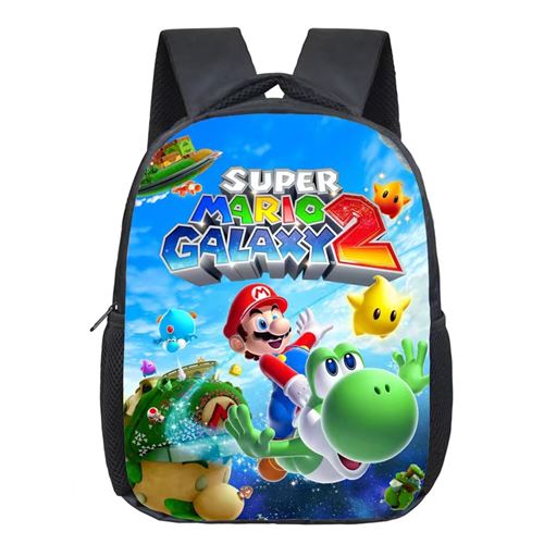 Sac à Dos Super Mario pour Enfants Cadeaux pour Garçon (SD1420) 24*10*30 cm Multicolore