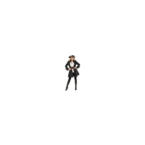 Veste Capitaine Pirate Médiéval Black Pearl Femme M Noir 7162 Widmann M - Coloris : Noir7162 Widmann