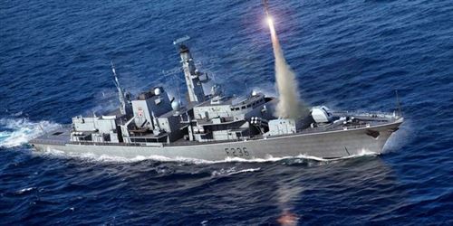 Maquette bateau Trumpeter HMS TYPE 23 Fr&eacute;gate-Montrose (F236)- 1/700