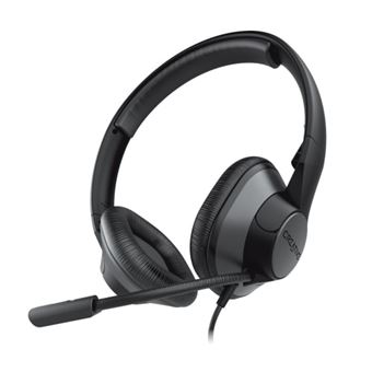 Creative HS-720 V2 Micro-casque supra-auriculaire filaire Stereo noir, argent volume réglable, Mise en sourdine du microphone