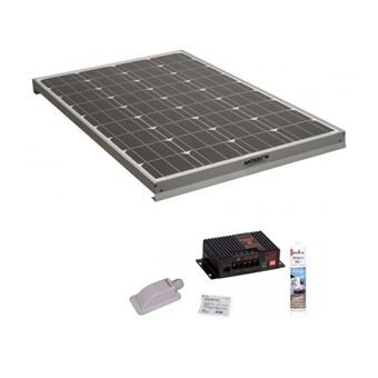 Pack ANTARION Panneau solaire 120W + Kit de pose solaire avec régulateur MPPT10A BLUETOOH - 1