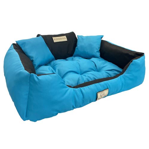 Lit pour chien et chat 55 x 45 - AIO Kingdog - couleur bleu - taille S