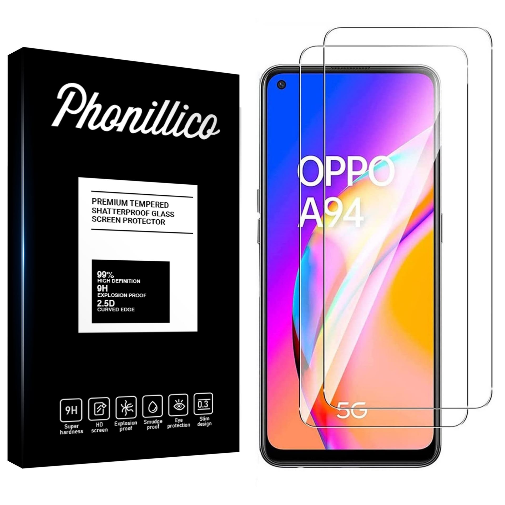 Pellicola In Vetro Temperato Per Oppo A94 5g - Foto 6