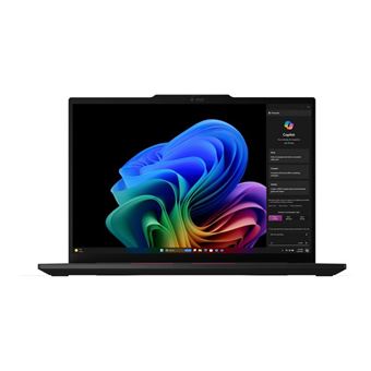 Lenovo ThinkPad T14s Gen 6 21N1 - Conception de charnière à 180 degrés - Snapdragon X Elite - X1E-78-100 - Win 11 Pro (sur ARM) - Qualcomm Adreno - 32 Go RAM - 1 To SSD TCG Opal Encryption 2, NVMe - 14" IPS 1920 x 1200 - Bluetooth, Wi-Fi 7 - noir - cla