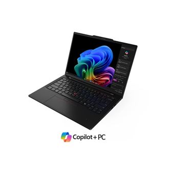 Lenovo ThinkPad T14s Gen 6 21N1 - Conception de charnière à 180 degrés - Snapdragon X Elite - X1E-78-100 - Win 11 Pro (sur ARM) - Qualcomm Adreno - 32 Go RAM - 1 To SSD TCG Opal Encryption 2, NVMe - 14" IPS 1920 x 1200 - Bluetooth, Wi-Fi 7 - noir - cla