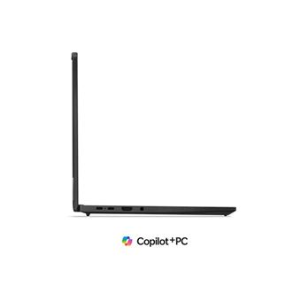 Lenovo ThinkPad T14s Gen 6 21N1 - Conception de charnière à 180 degrés - Snapdragon X Elite - X1E-78-100 - Win 11 Pro (sur ARM) - Qualcomm Adreno - 32 Go RAM - 1 To SSD TCG Opal Encryption 2, NVMe - 14" IPS 1920 x 1200 - Bluetooth, Wi-Fi 7 - noir - cla